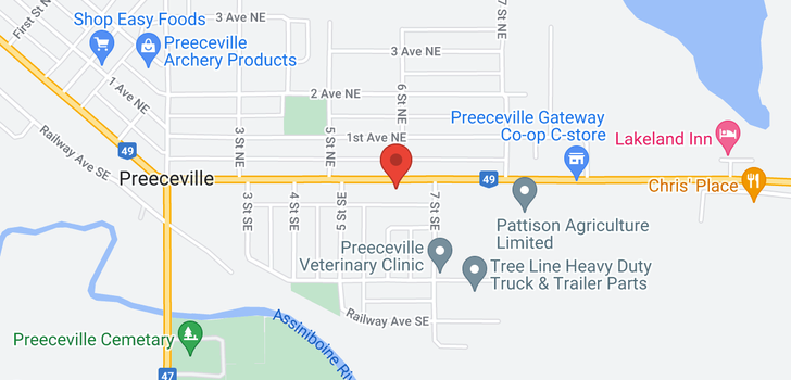 map of 539 Highway AVE E